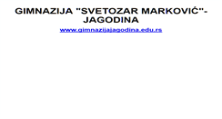 Desktop Screenshot of gimnazija.autentik.net