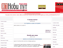 Tablet Screenshot of noviput.autentik.net